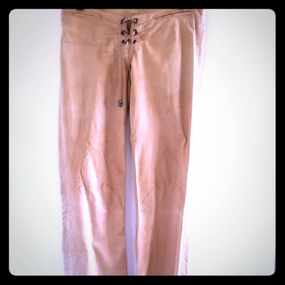 Chrome Hearts: 1of a kind, stretch leather pants
